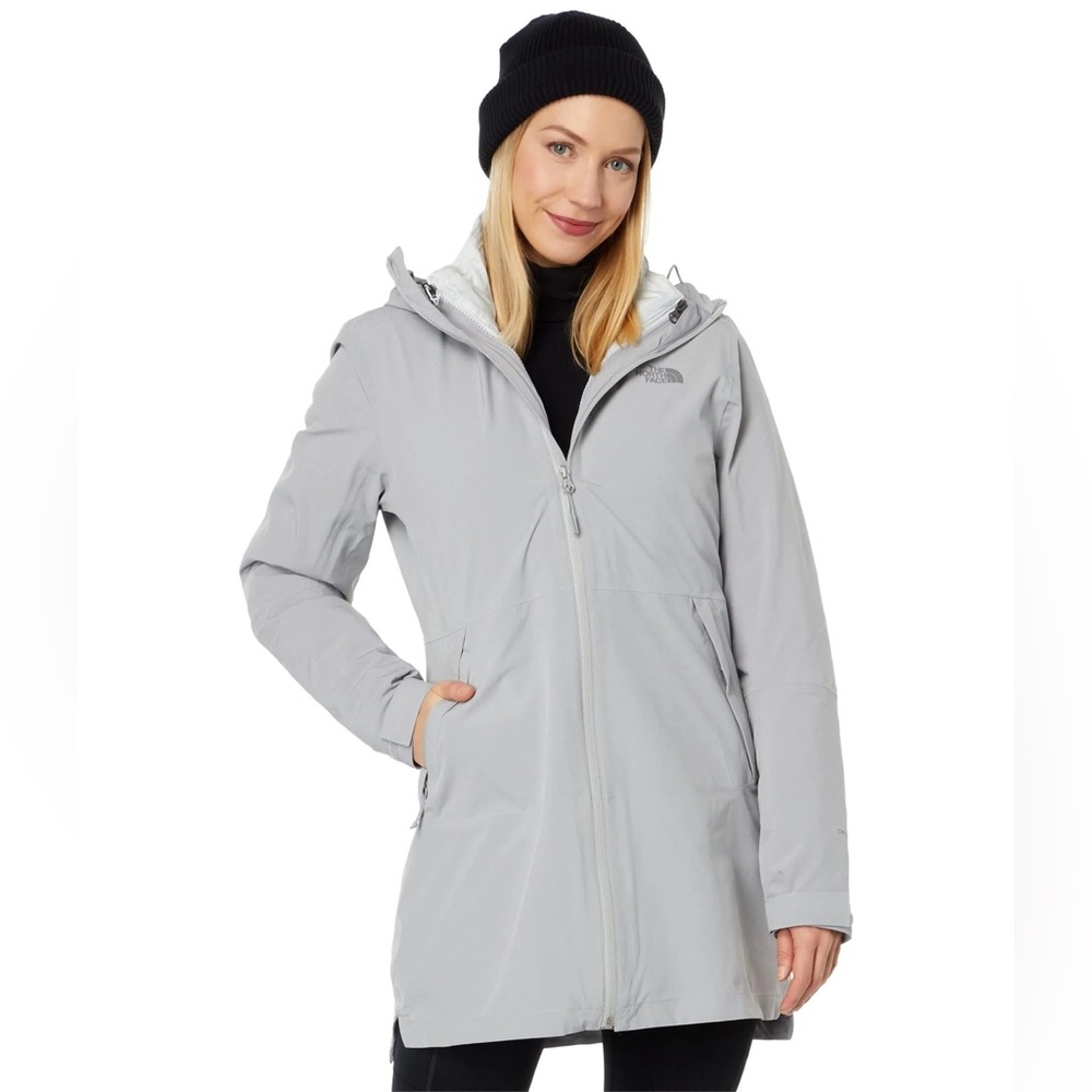 The North Face Women's Tri-Climate Gray Hooded Jacket